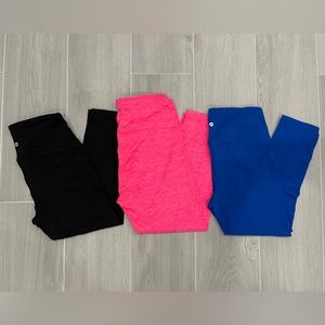 90 Degree by Reflex Women’s Cropped Athletic Legging Bundle | 3